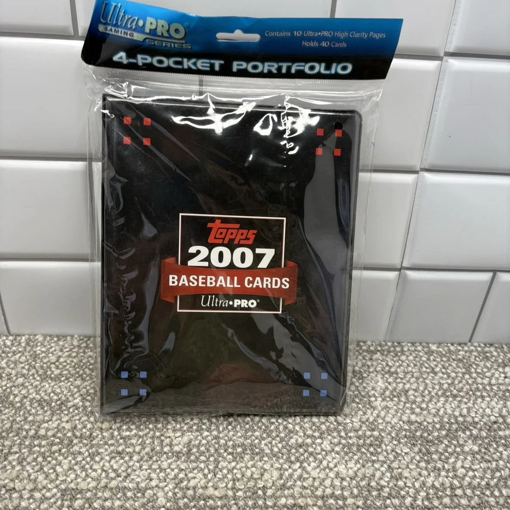 2007 Topps‎ MLB Baseball Pack w/4-Pocket Portfolio New Sealed VTG Y2K